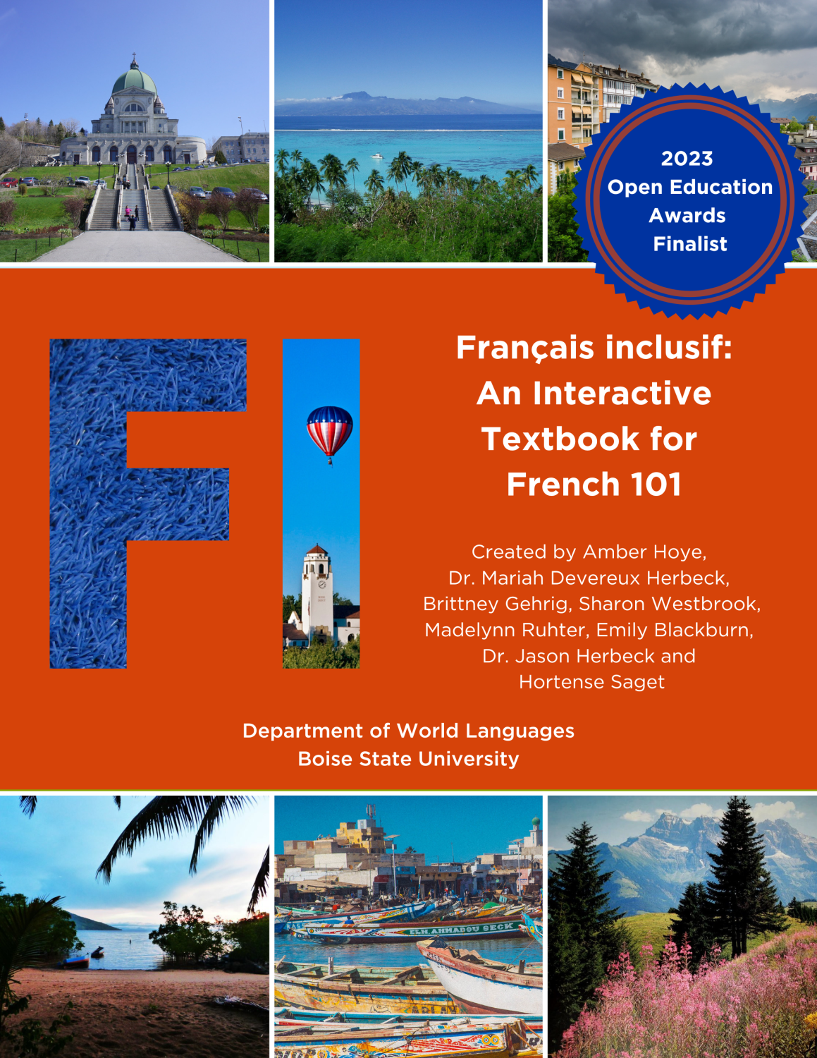 Cover image for Français inclusif: An Interactive Textbook for French 101