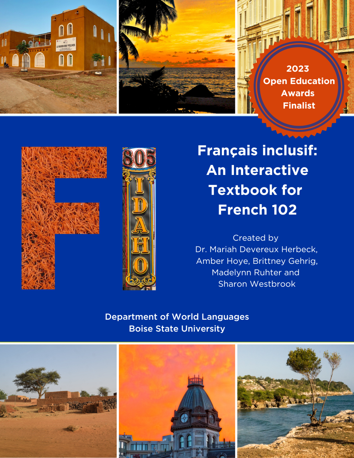 Cover image for Français inclusif: An Interactive Textbook for French 102