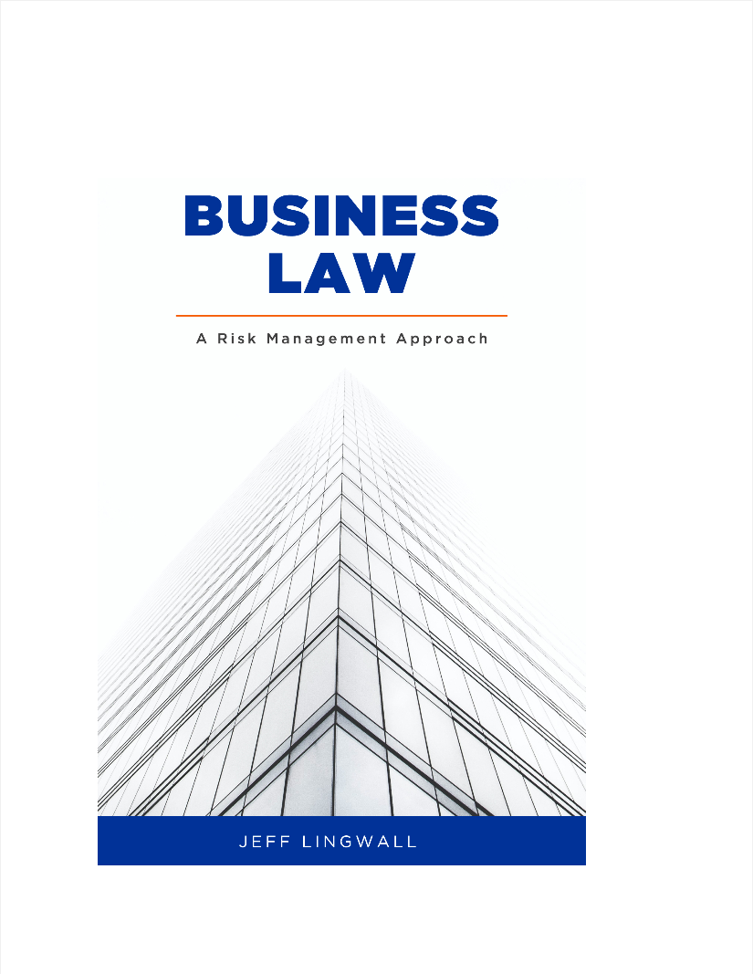 Cover image for Business Law: A Risk Management Approach (Second Edition)