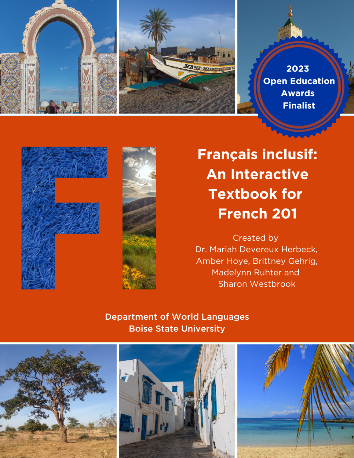 Cover image for Français inclusif: An Interactive Textbook for French 201