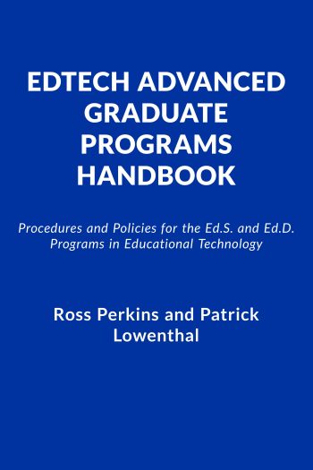 Cover image for EDTECH Advanced Graduate Programs Handbook