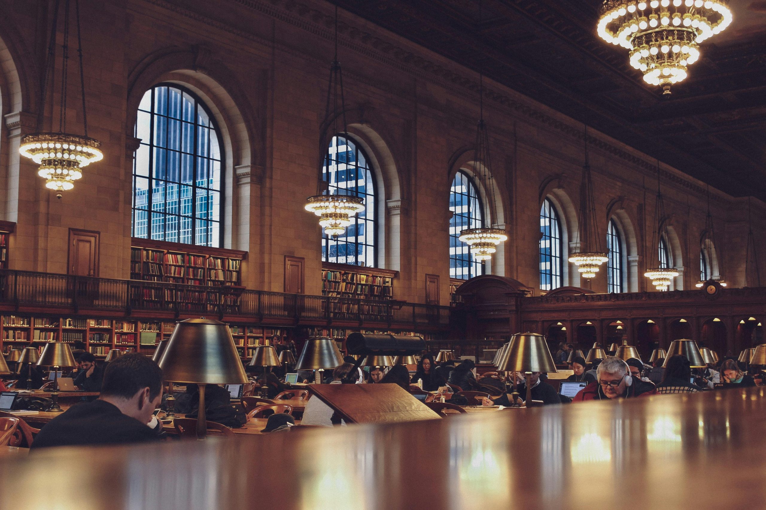 Interior of the New York Public Library