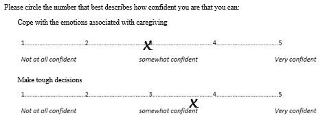 When using a partially-labeled rating scale on a paper survey, respondents are expected to write an X on top of a number (e.g., 3). But when they mark X somewhere between numbers (e.g., between 3 and 4) on a horizontal line, it makes it difficult to determine the respondent's intention.
